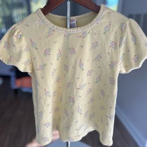 Vintage 90s Gymboree Floral Tee Youth Large (6yrs)